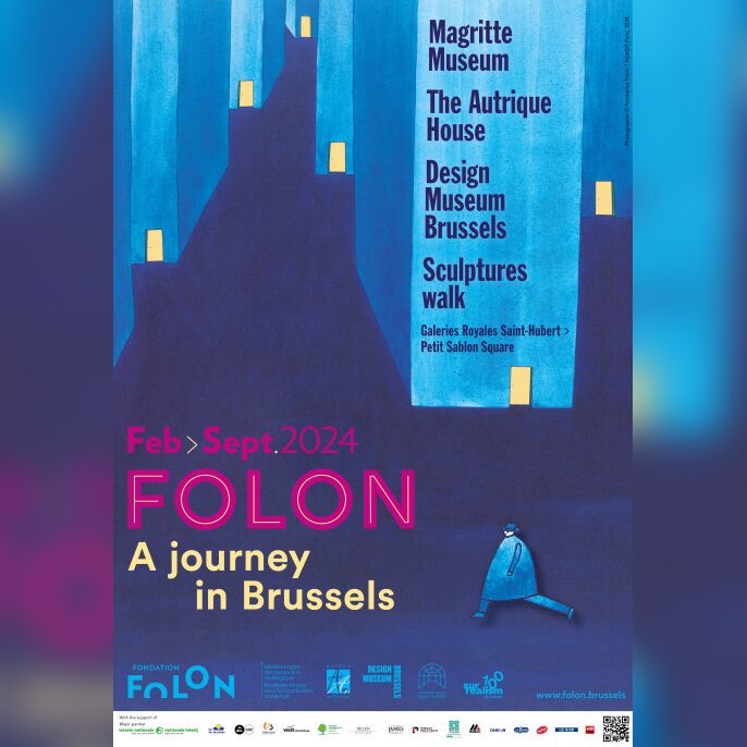 Von Februar bis September bieten drei bekannte Brüsseler Museen in Zusammenarbeit mit der Fondation Folon der Öffentlichkeit die Möglichkeit, die vielen Facetten von Jean-Michel Folon zu entdecken.